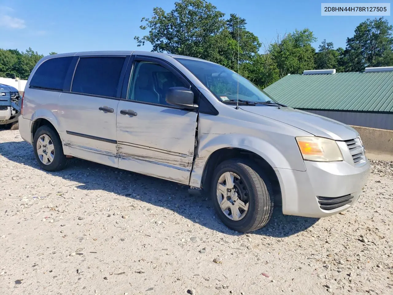 2008 Dodge Grand Caravan Se VIN: 2D8HN44H78R127505 Lot: 61893196