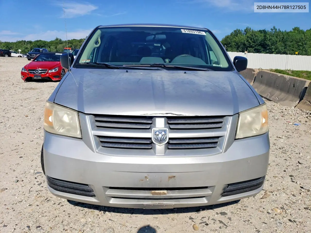 2008 Dodge Grand Caravan Se VIN: 2D8HN44H78R127505 Lot: 61893196