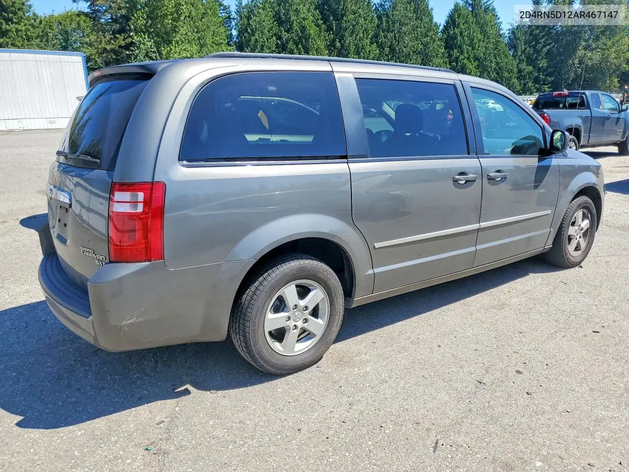2010 Dodge Grand Caravan Sxt VIN: 2D4RN5D12AR467147 Lot: 58322676