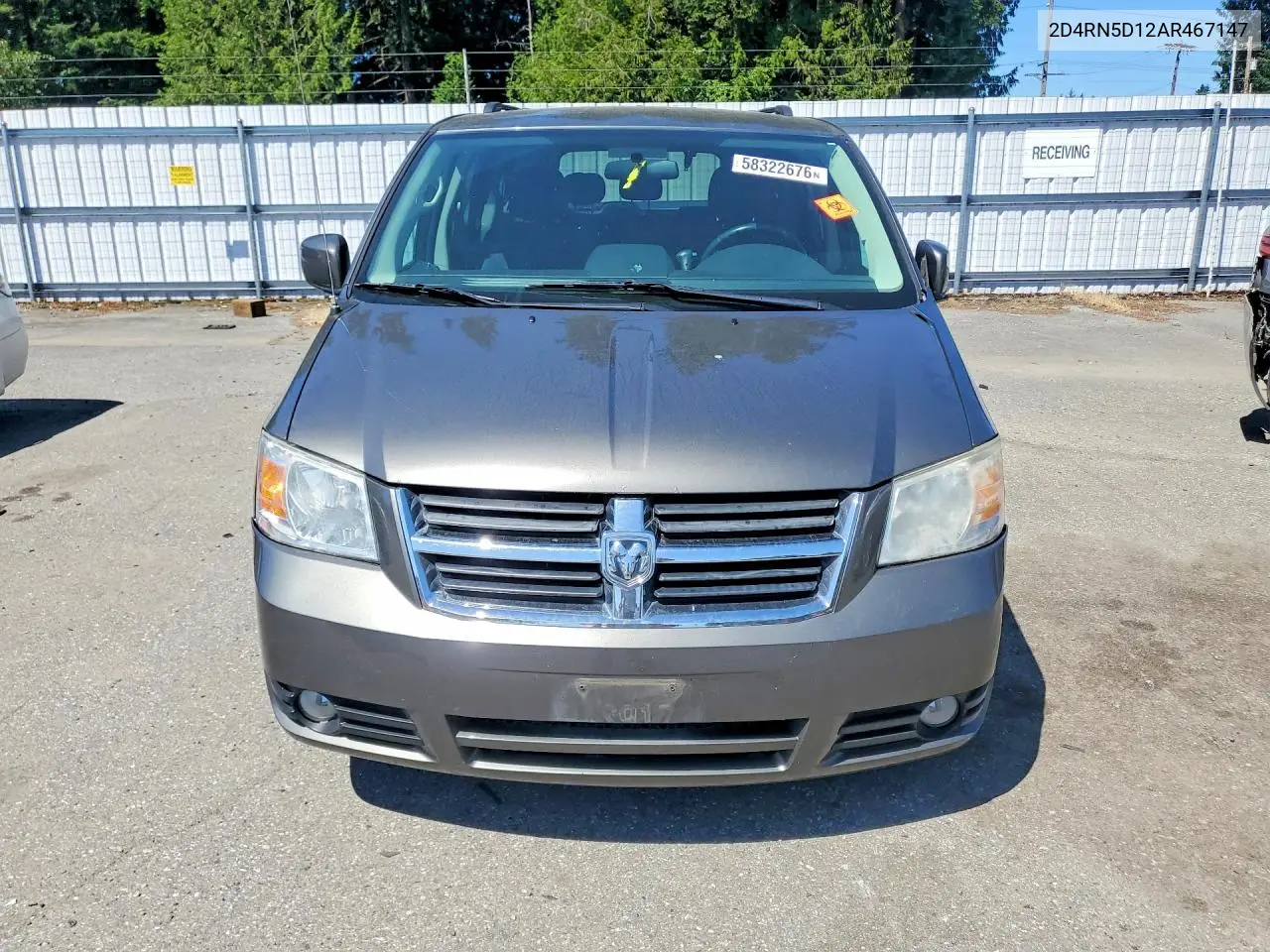 2010 Dodge Grand Caravan Sxt VIN: 2D4RN5D12AR467147 Lot: 58322676
