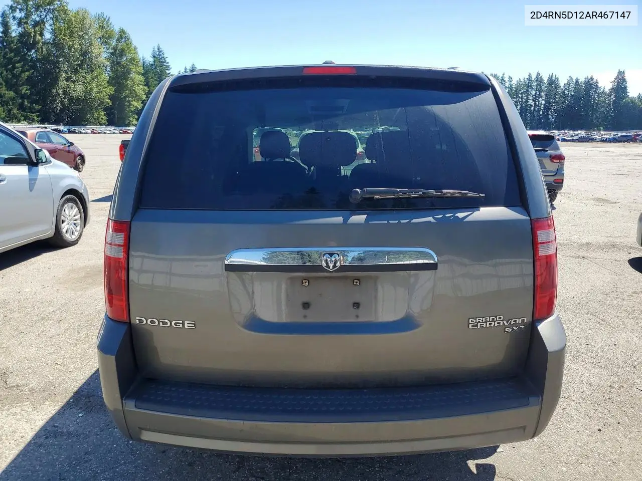2010 Dodge Grand Caravan Sxt VIN: 2D4RN5D12AR467147 Lot: 58322676