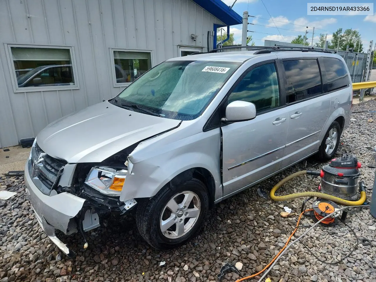 2010 Dodge Grand Caravan Sxt VIN: 2D4RN5D19AR433366 Lot: 59608416
