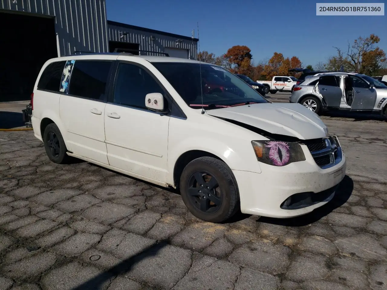 2D4RN5DG1BR751360 2011 Dodge Grand Caravan Crew