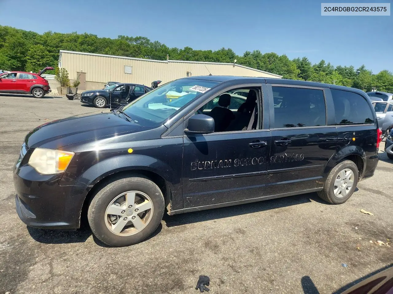 2012 Dodge Grand Caravan Se VIN: 2C4RDGBG2CR243575 Lot: 58217226
