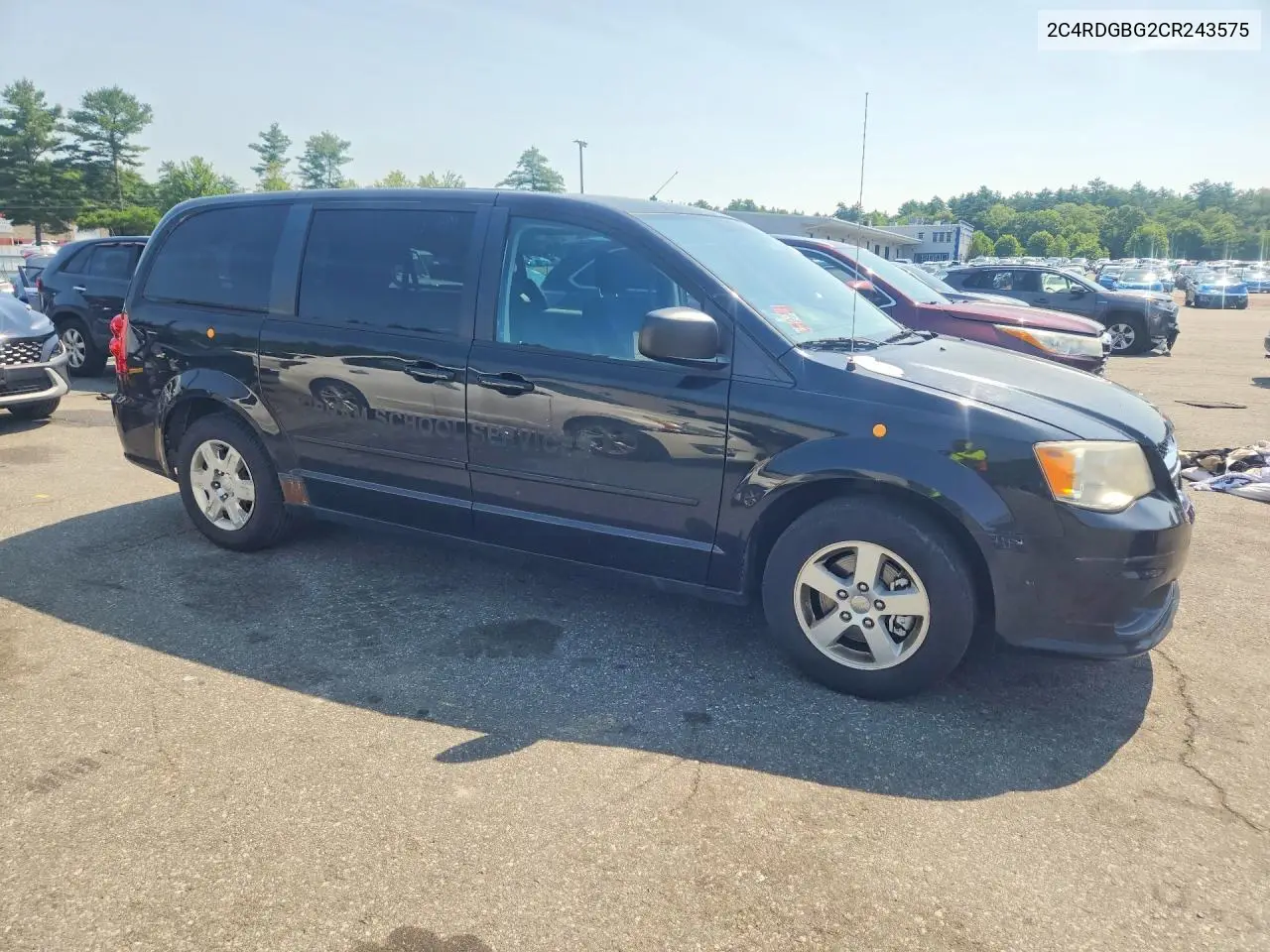 2012 Dodge Grand Caravan Se VIN: 2C4RDGBG2CR243575 Lot: 58217226