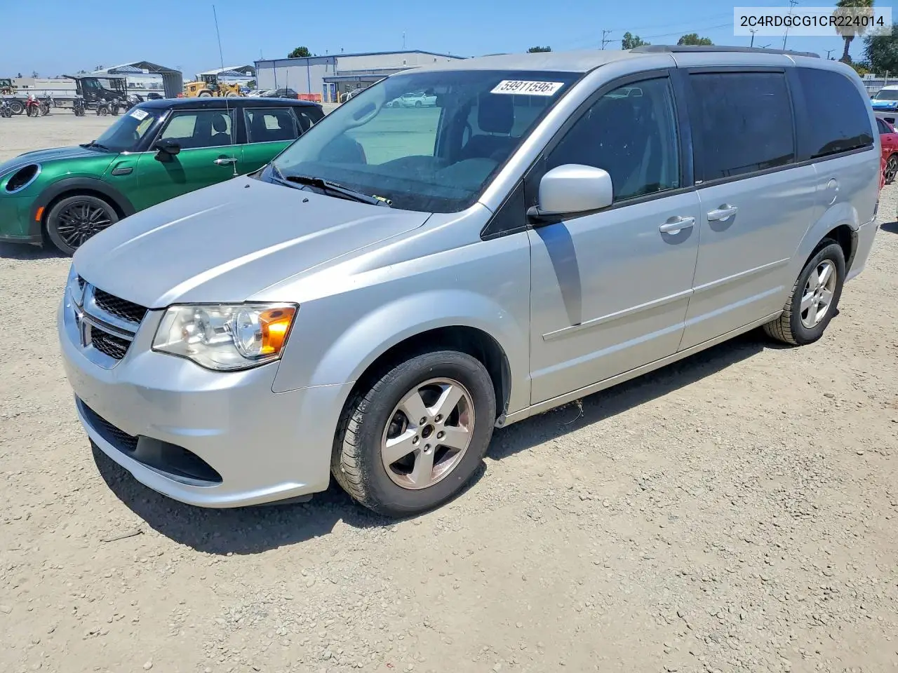 2012 Dodge Grand Caravan Sxt VIN: 2C4RDGCG1CR224014 Lot: 59911596