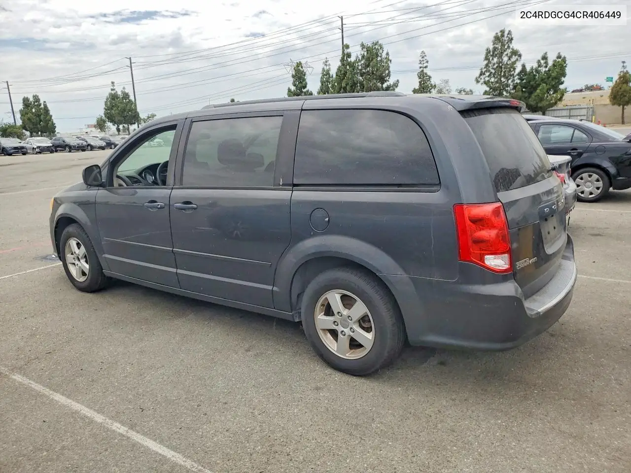 2012 Dodge Grand Caravan Sxt VIN: 2C4RDGCG4CR406449 Lot: 61732146