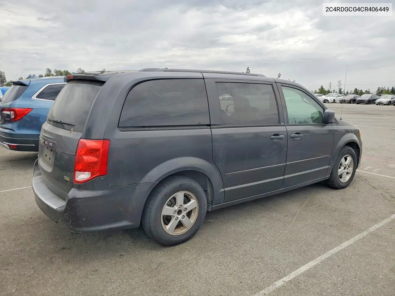 2012 Dodge Grand Caravan Sxt VIN: 2C4RDGCG4CR406449 Lot: 61732146