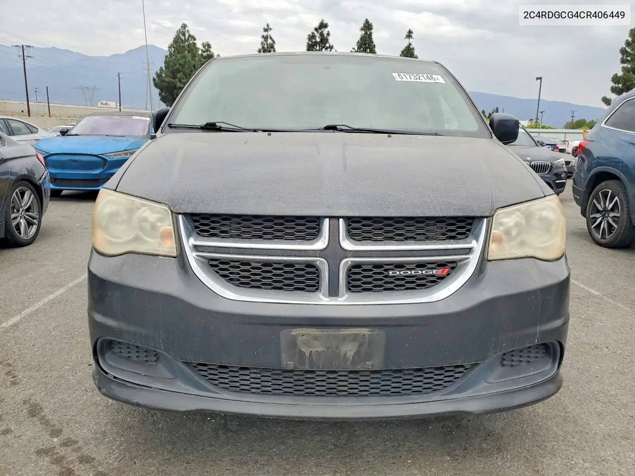2012 Dodge Grand Caravan Sxt VIN: 2C4RDGCG4CR406449 Lot: 61732146