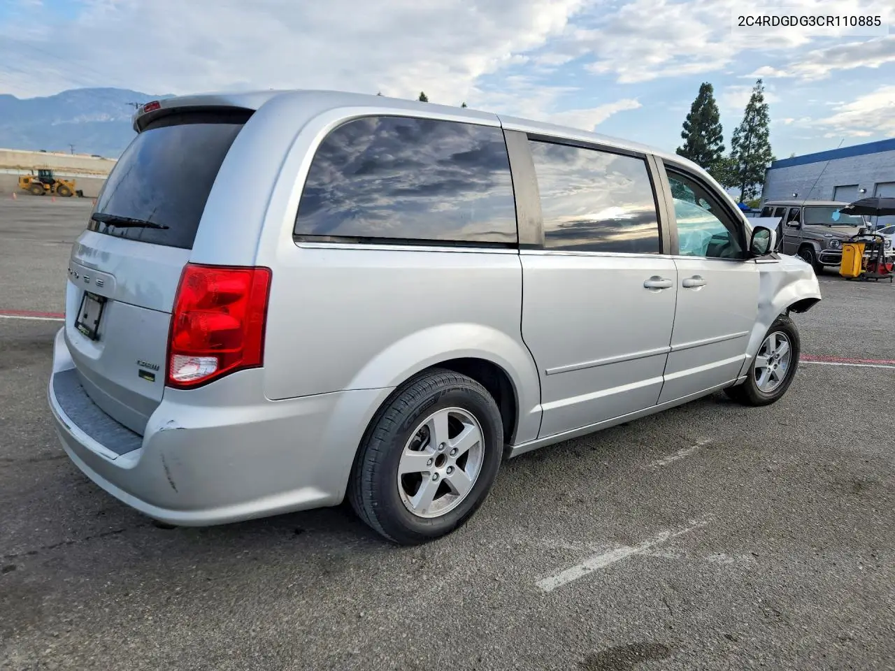 2012 Dodge Grand Caravan Crew VIN: 2C4RDGDG3CR110885 Lot: 61798766