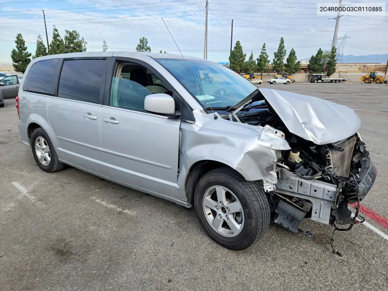 2012 Dodge Grand Caravan Crew VIN: 2C4RDGDG3CR110885 Lot: 61798766