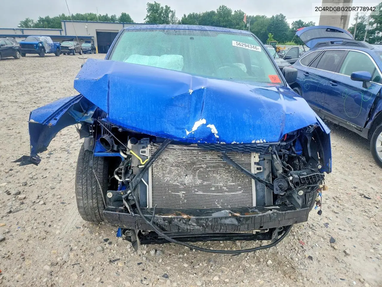 2013 Dodge Grand Caravan Se VIN: 2C4RDGBG2DR778942 Lot: 56294346