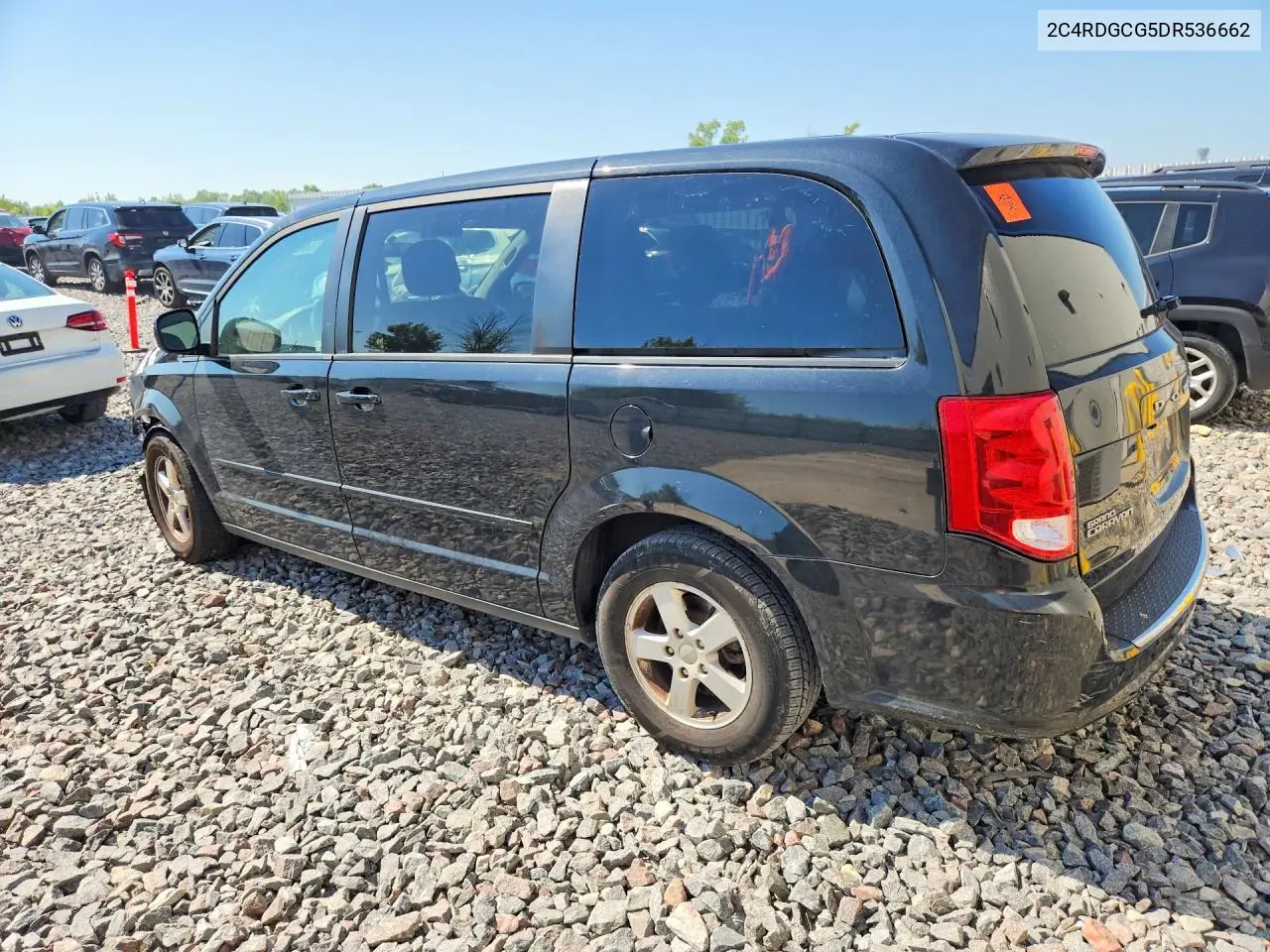 2013 Dodge Grand Caravan Sxt VIN: 2C4RDGCG5DR536662 Lot: 60658846