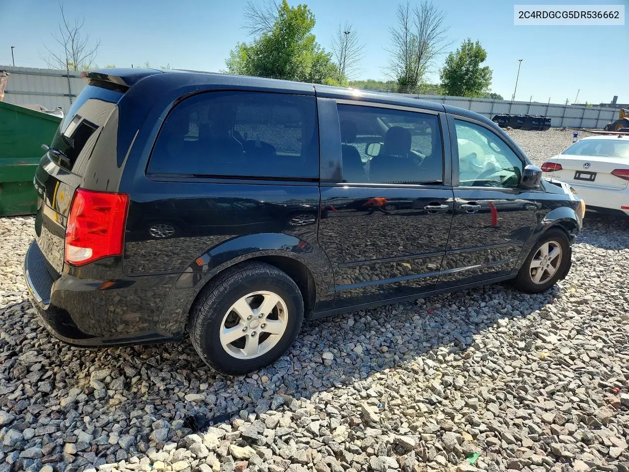 2013 Dodge Grand Caravan Sxt VIN: 2C4RDGCG5DR536662 Lot: 60658846