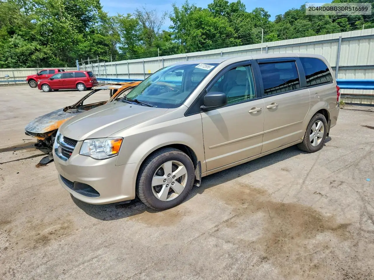 2013 Dodge Grand Caravan Se VIN: 2C4RDGBG3DR516699 Lot: 61772956