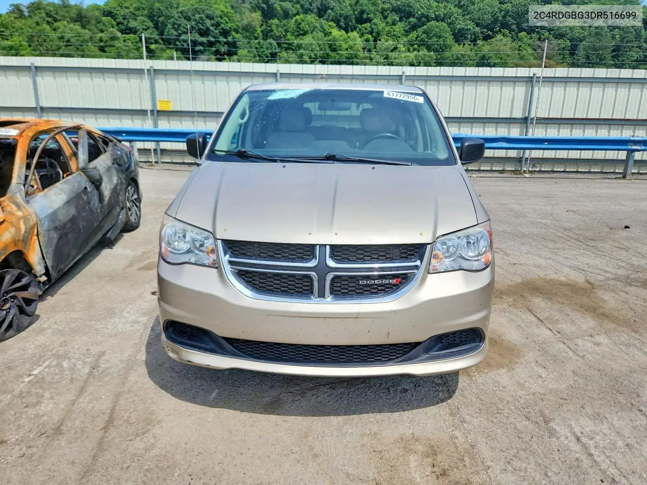 2013 Dodge Grand Caravan Se VIN: 2C4RDGBG3DR516699 Lot: 61772956