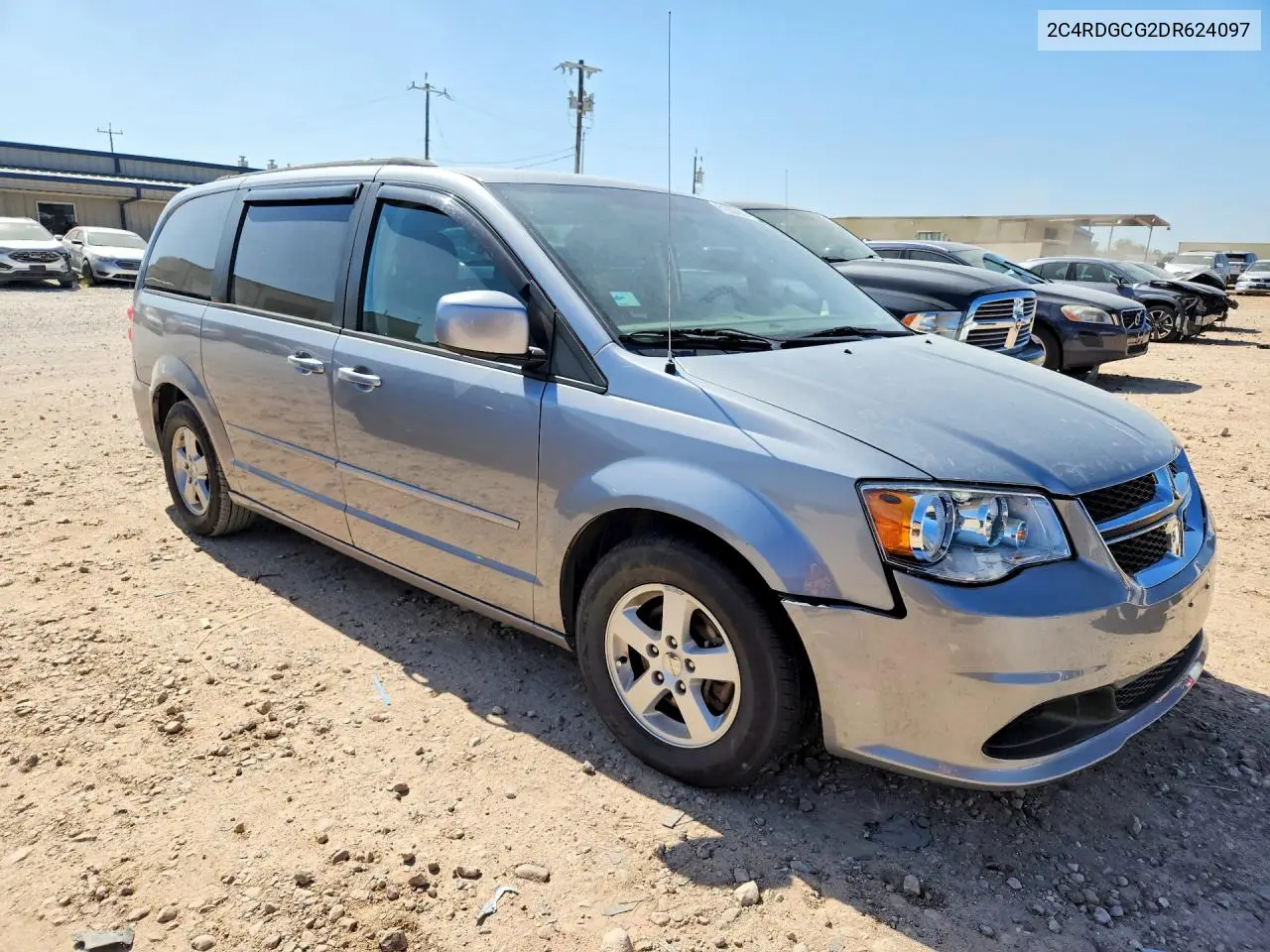 2013 Dodge Grand Caravan Sxt VIN: 2C4RDGCG2DR624097 Lot: 61859366