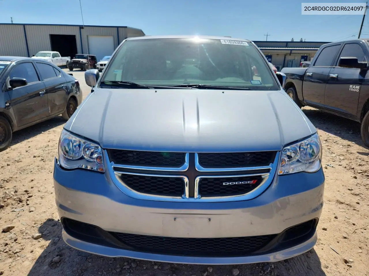 2013 Dodge Grand Caravan Sxt VIN: 2C4RDGCG2DR624097 Lot: 61859366