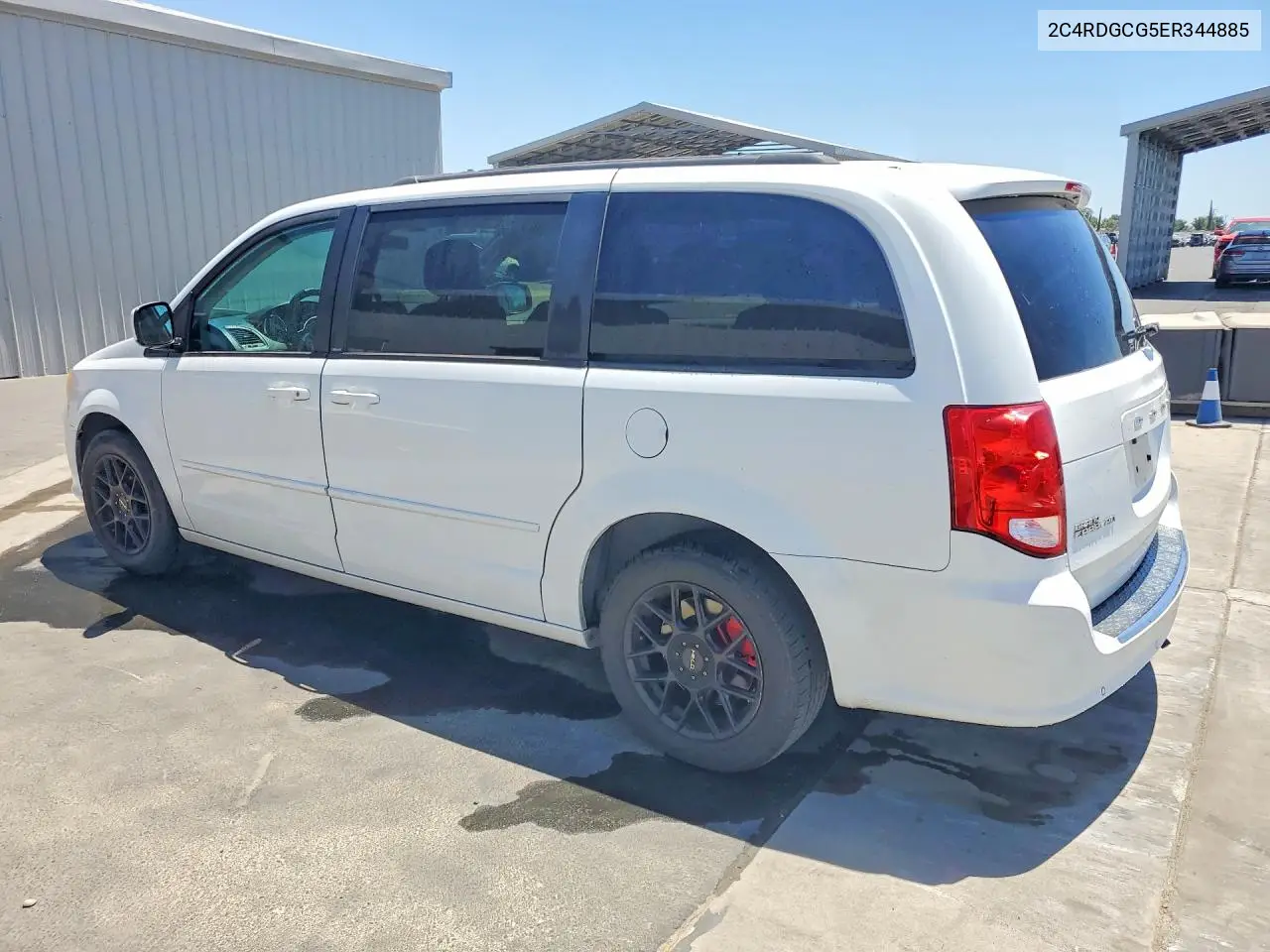 2014 Dodge Grand Caravan Sxt VIN: 2C4RDGCG5ER344885 Lot: 56709276