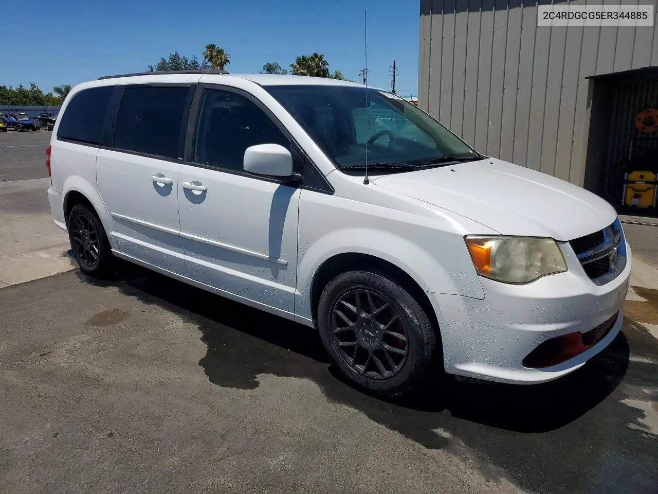 2014 Dodge Grand Caravan Sxt VIN: 2C4RDGCG5ER344885 Lot: 56709276