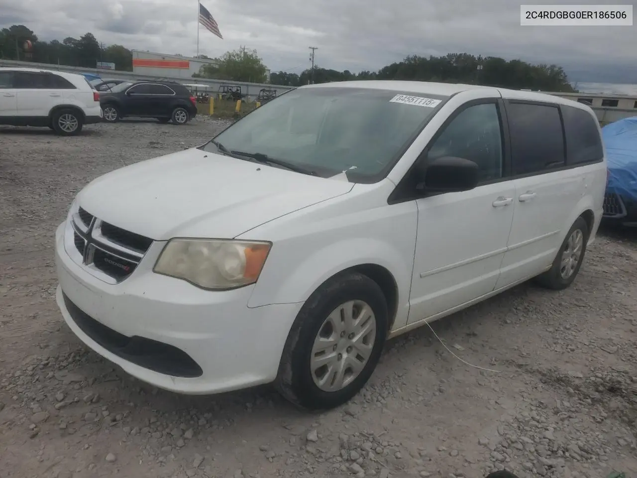 2C4RDGBG0ER186506 2014 Dodge Grand Caravan Se