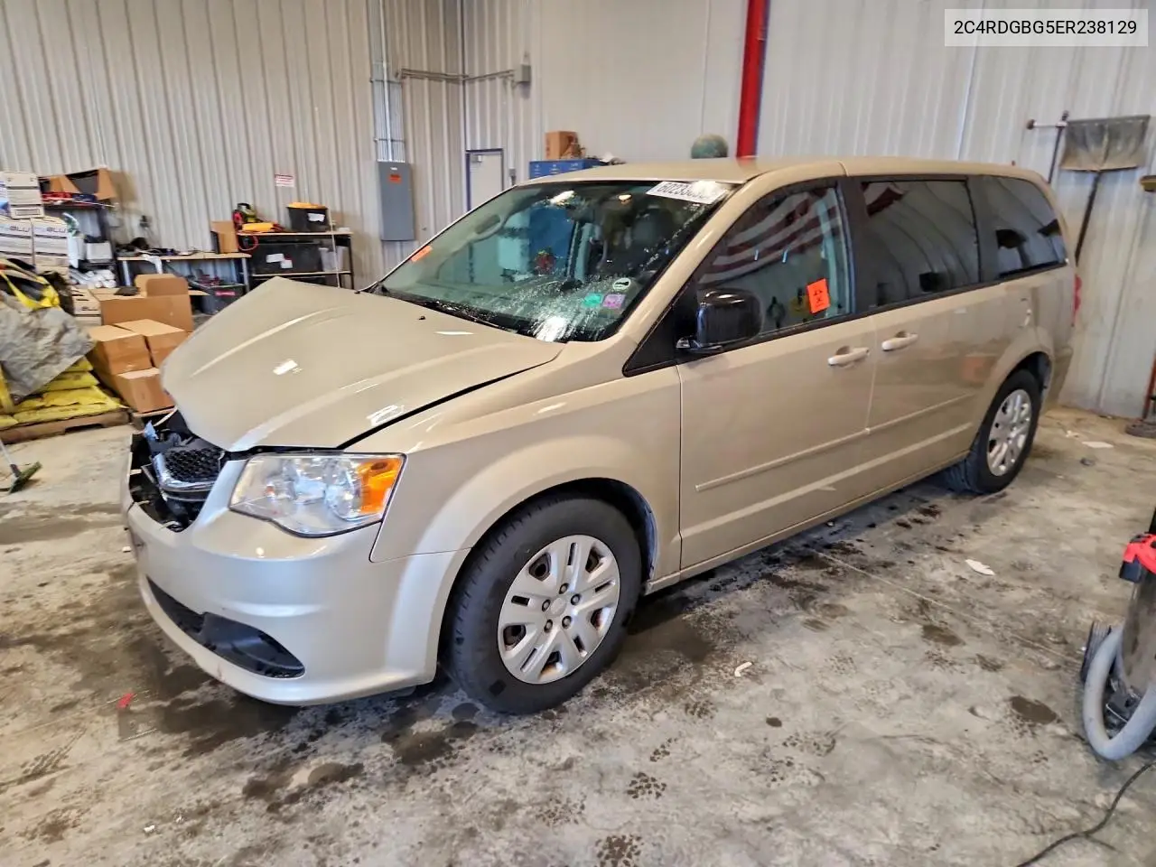 2014 Dodge Grand Caravan Se VIN: 2C4RDGBG5ER238129 Lot: 60233036