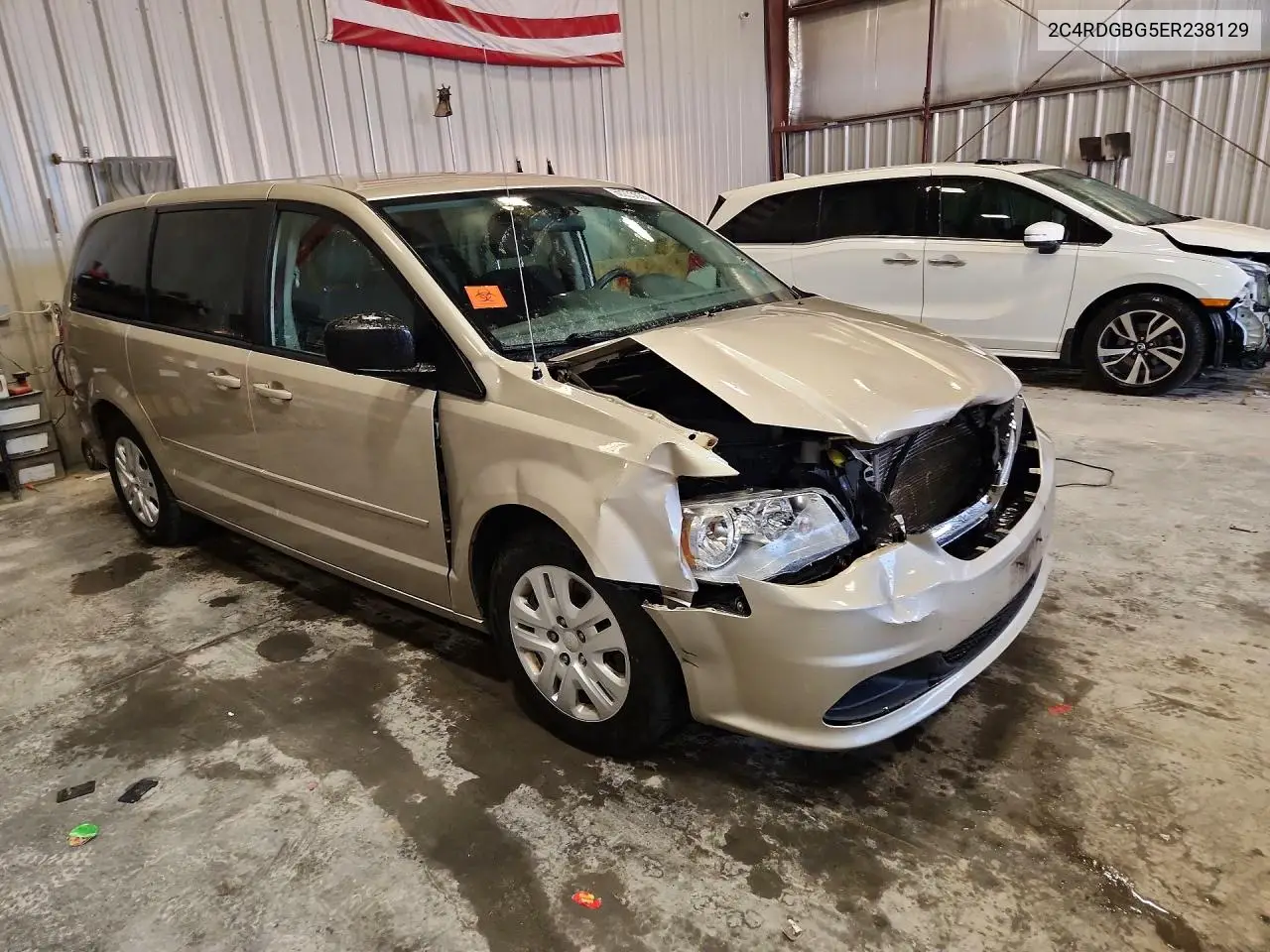 2014 Dodge Grand Caravan Se VIN: 2C4RDGBG5ER238129 Lot: 60233036