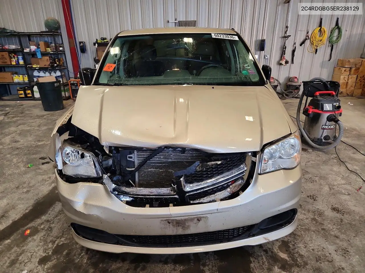 2014 Dodge Grand Caravan Se VIN: 2C4RDGBG5ER238129 Lot: 60233036