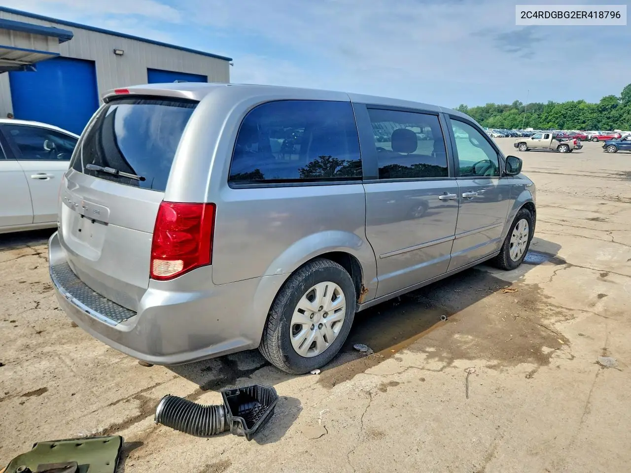 2014 Dodge Grand Caravan Se VIN: 2C4RDGBG2ER418796 Lot: 60778176