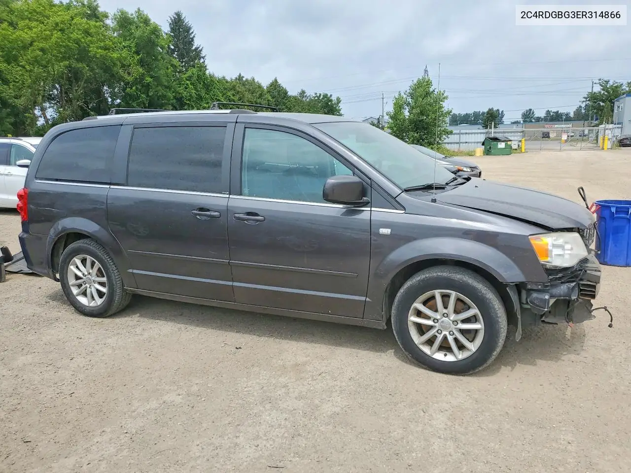 2014 Dodge Grand Caravan Se VIN: 2C4RDGBG3ER314866 Lot: 61167146