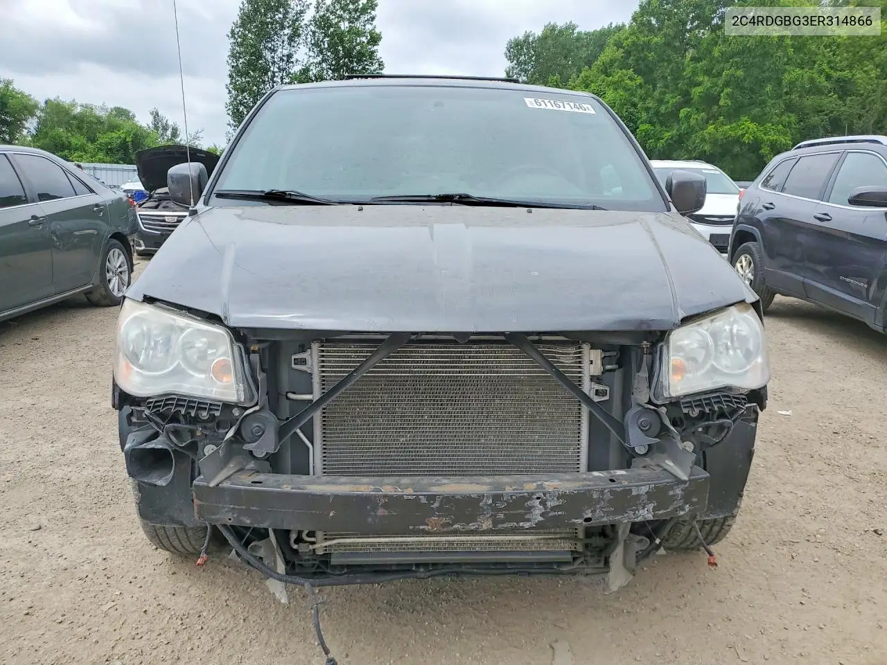 2014 Dodge Grand Caravan Se VIN: 2C4RDGBG3ER314866 Lot: 61167146