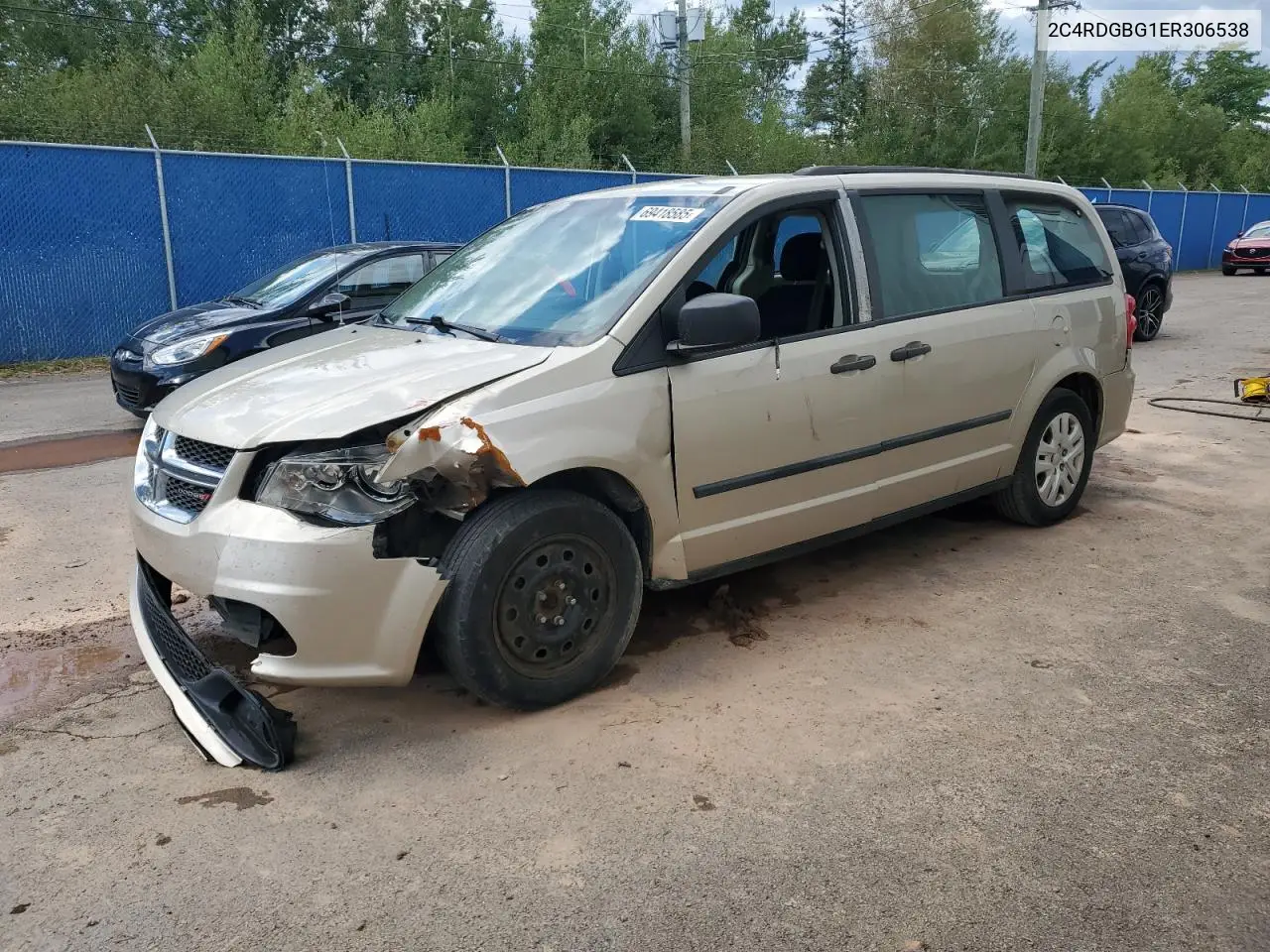 2C4RDGBG1ER306538 2014 Dodge Grand Caravan Se