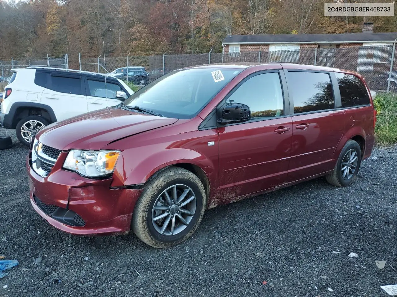 2C4RDGBG8ER468733 2014 Dodge Grand Caravan Se