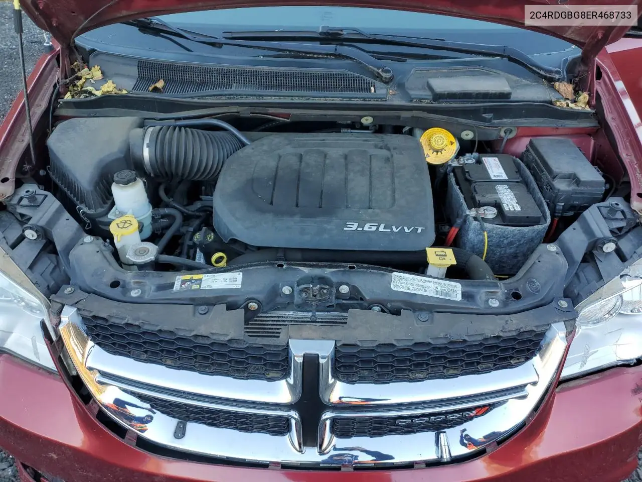2C4RDGBG8ER468733 2014 Dodge Grand Caravan Se
