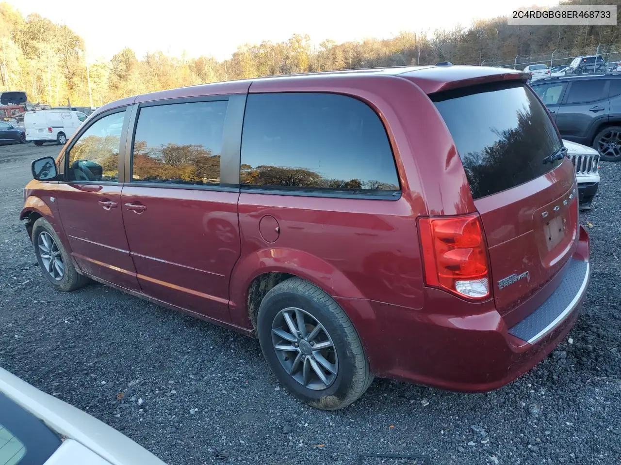 2C4RDGBG8ER468733 2014 Dodge Grand Caravan Se