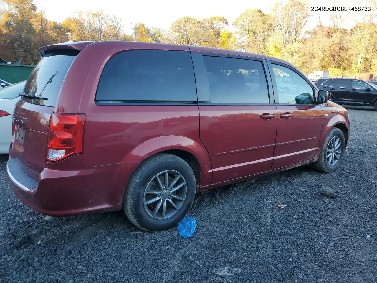 2C4RDGBG8ER468733 2014 Dodge Grand Caravan Se