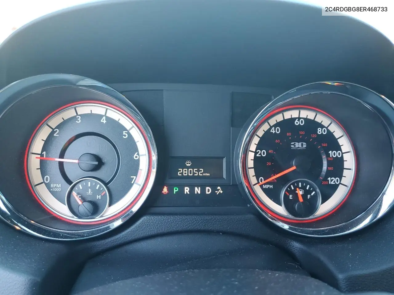 2C4RDGBG8ER468733 2014 Dodge Grand Caravan Se