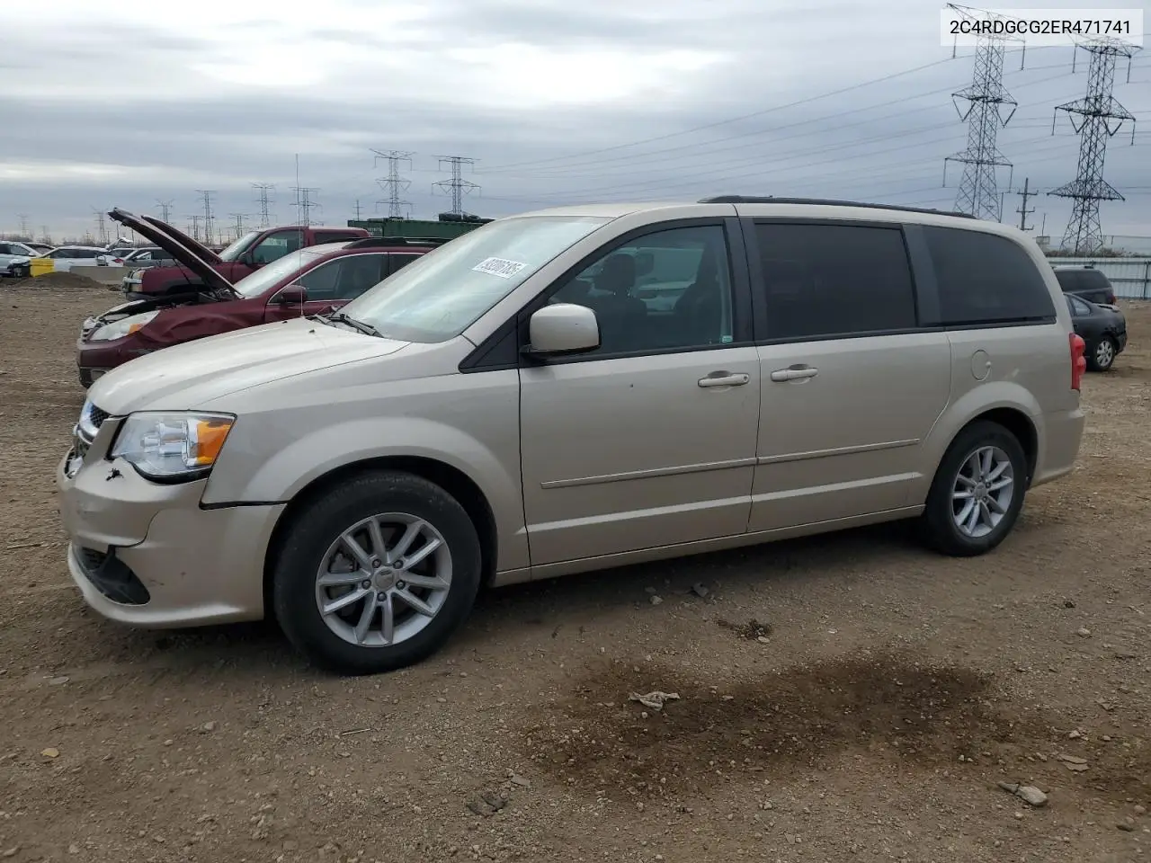 2C4RDGCG2ER471741 2014 Dodge Grand Caravan Sxt