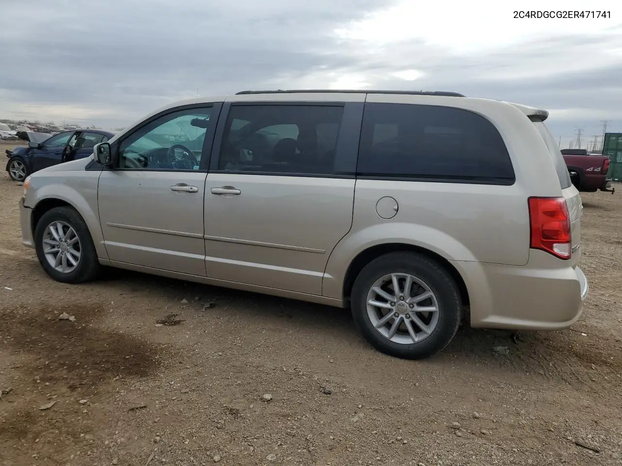 2C4RDGCG2ER471741 2014 Dodge Grand Caravan Sxt