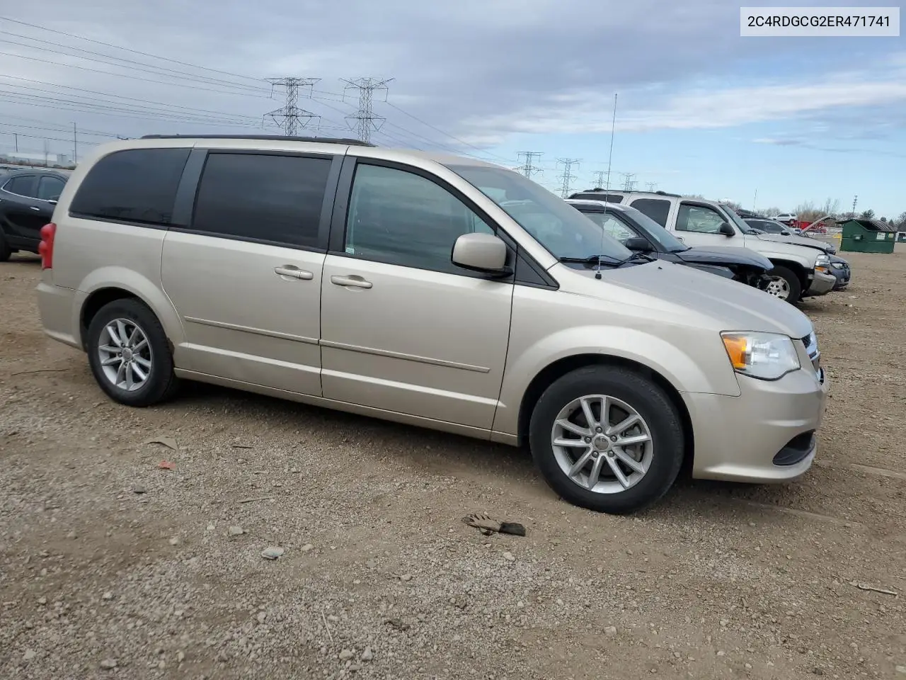 2C4RDGCG2ER471741 2014 Dodge Grand Caravan Sxt