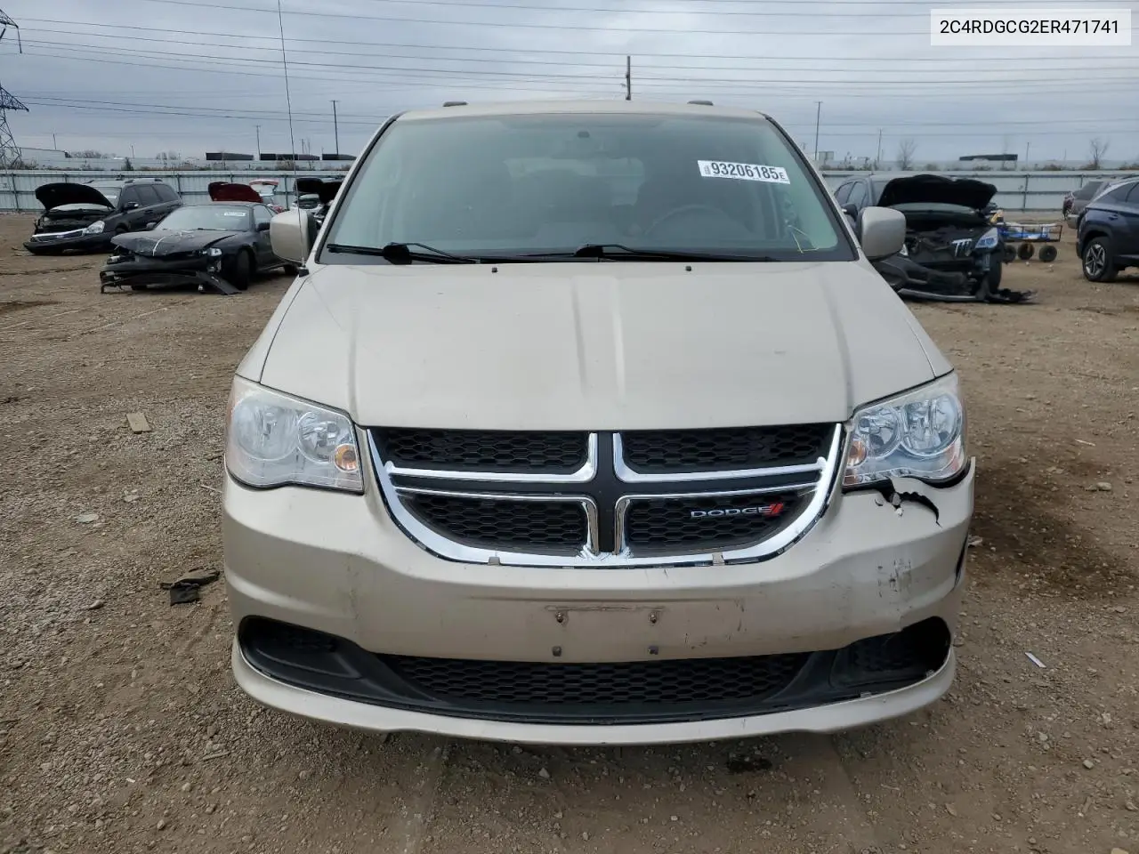 2C4RDGCG2ER471741 2014 Dodge Grand Caravan Sxt
