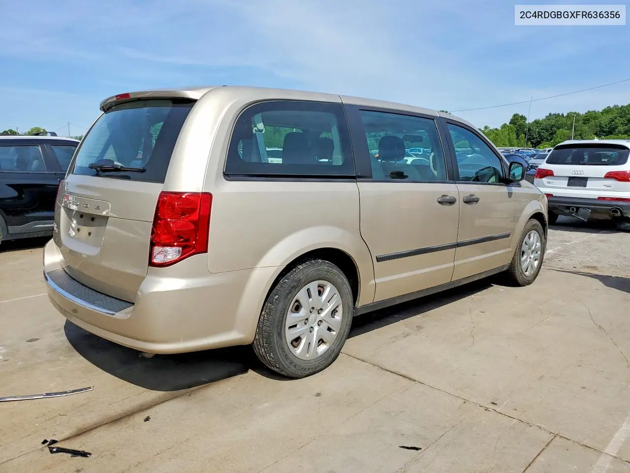 2015 Dodge Grand Caravan Se VIN: 2C4RDGBGXFR636356 Lot: 57607376