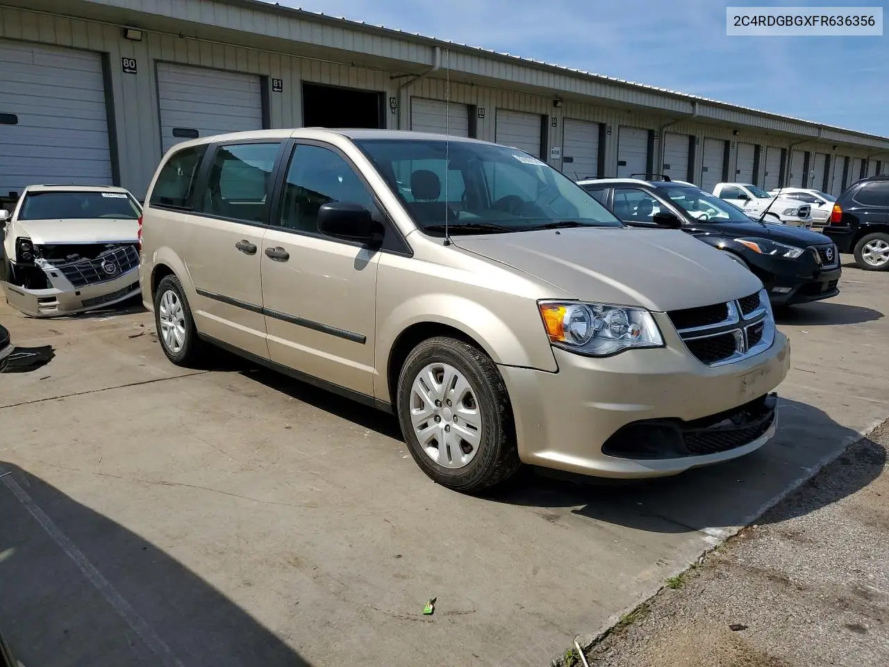 2015 Dodge Grand Caravan Se VIN: 2C4RDGBGXFR636356 Lot: 57607376
