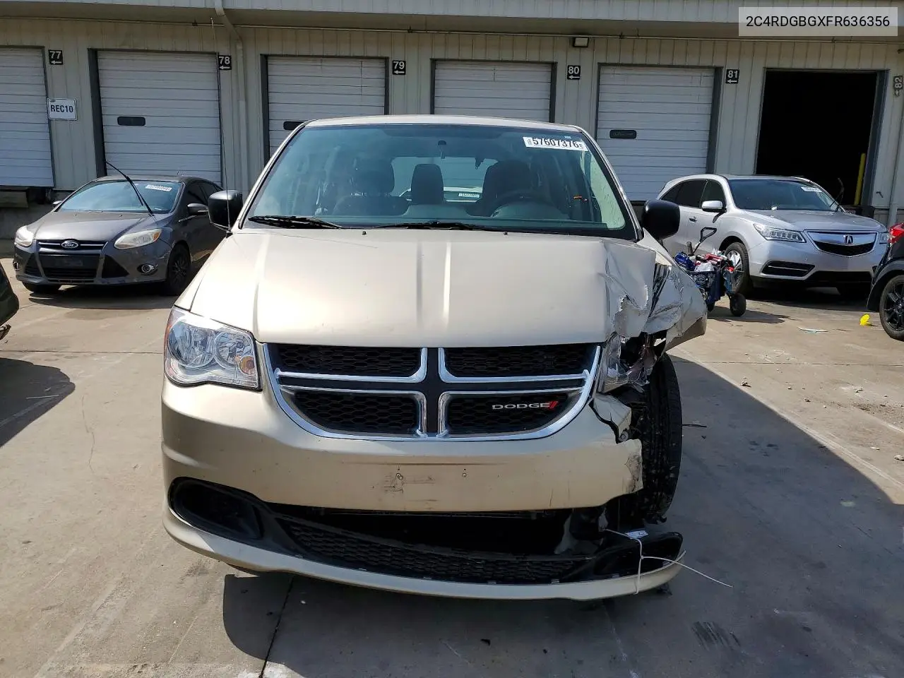 2015 Dodge Grand Caravan Se VIN: 2C4RDGBGXFR636356 Lot: 57607376