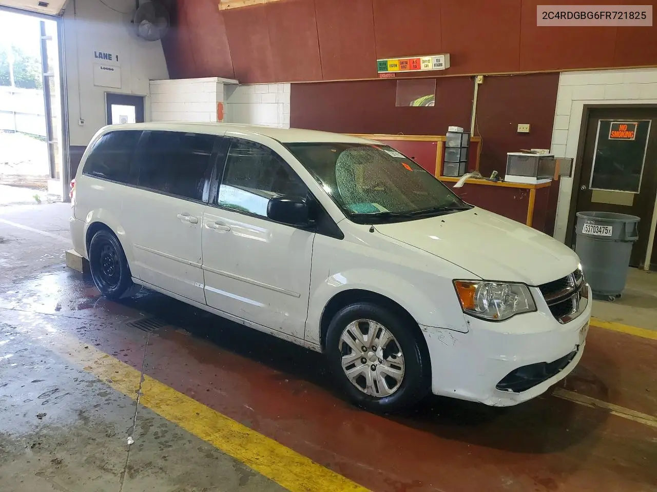 2015 Dodge Grand Caravan Se VIN: 2C4RDGBG6FR721825 Lot: 59139256