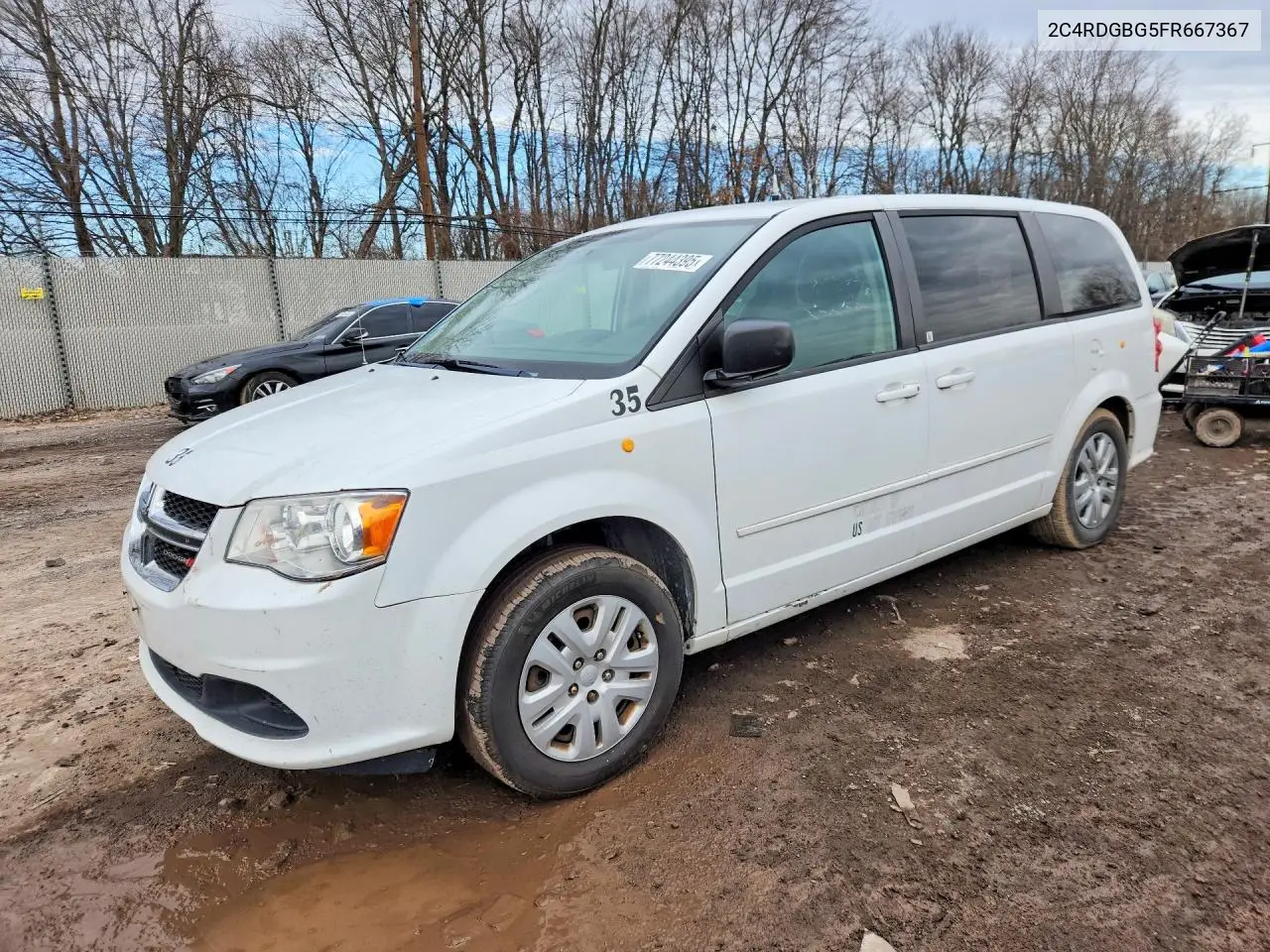 2C4RDGBG5FR667367 2015 Dodge Grand Caravan Se