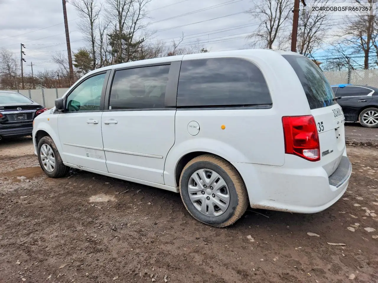 2C4RDGBG5FR667367 2015 Dodge Grand Caravan Se