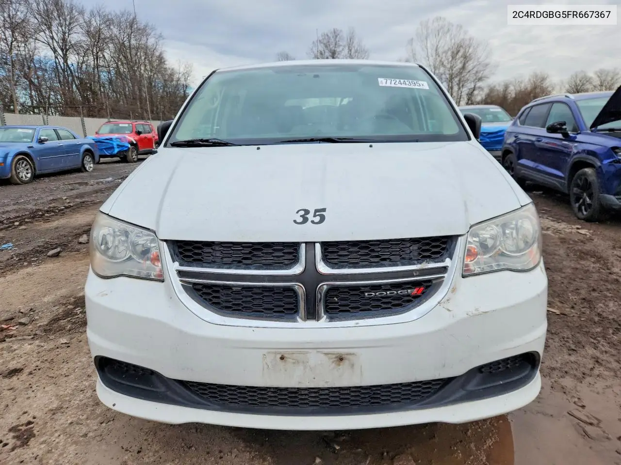2C4RDGBG5FR667367 2015 Dodge Grand Caravan Se