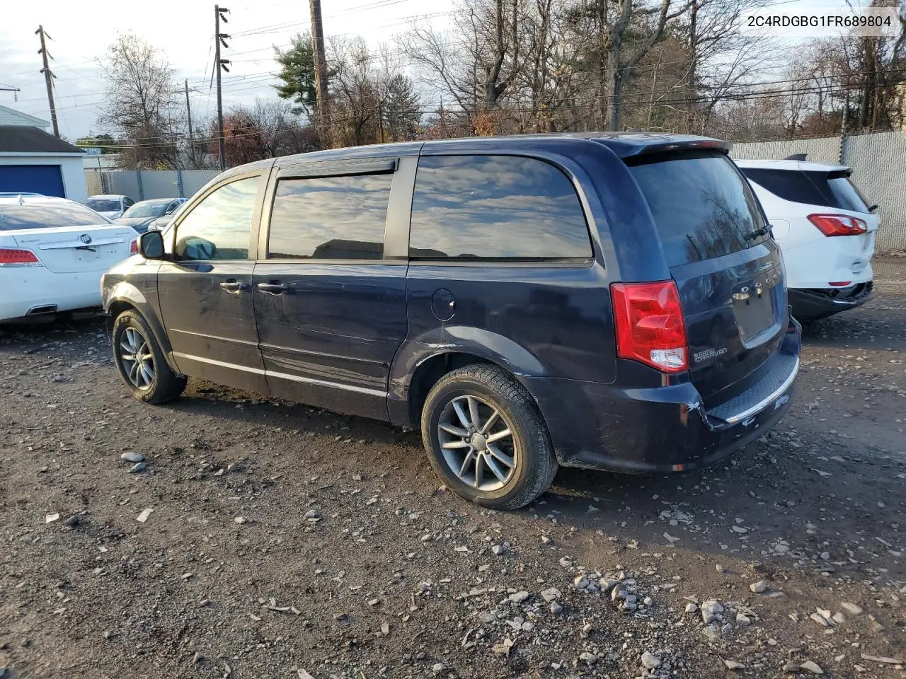 2C4RDGBG1FR689804 2015 Dodge Grand Caravan Se