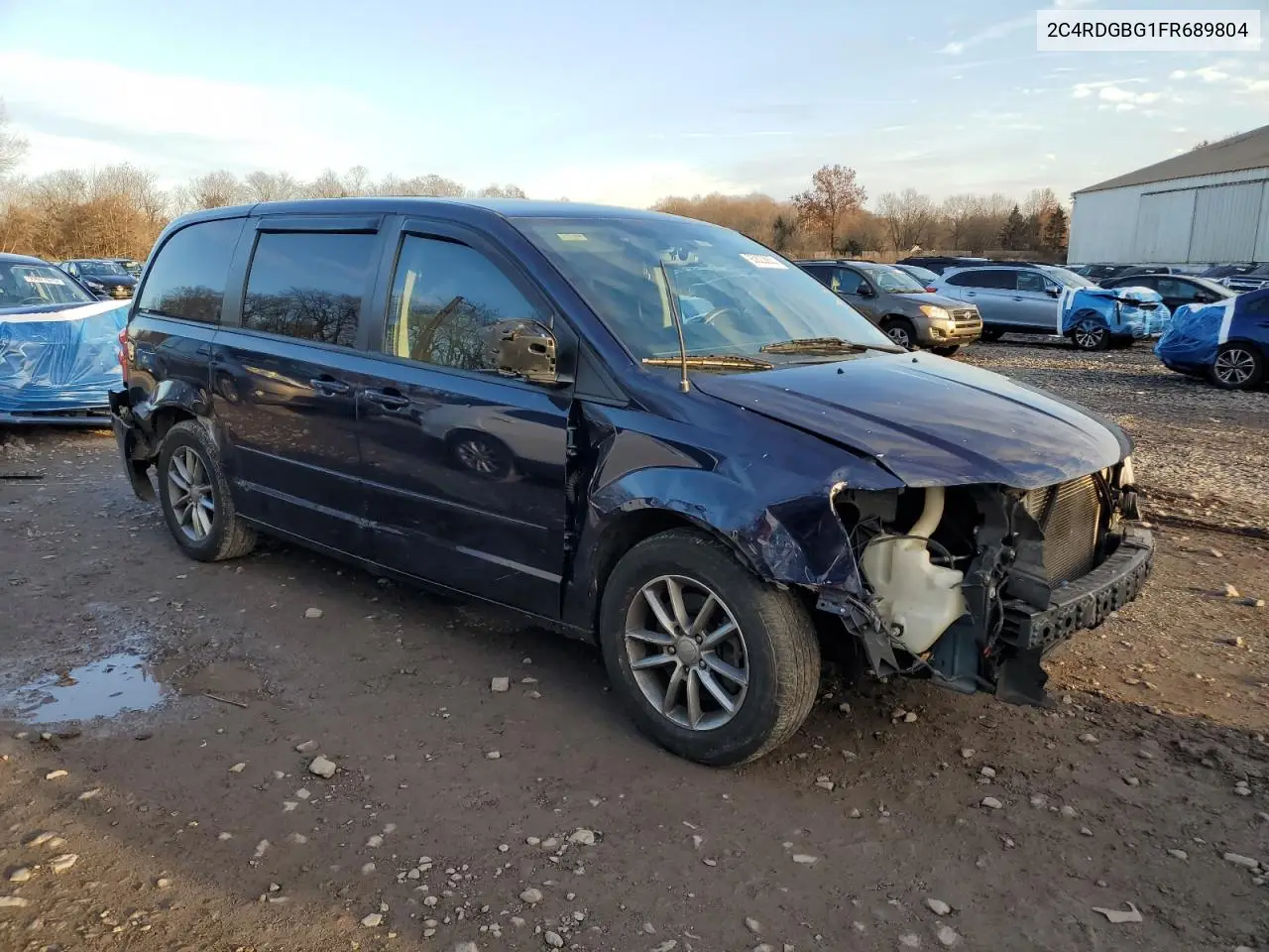2C4RDGBG1FR689804 2015 Dodge Grand Caravan Se